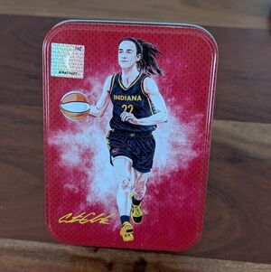 2024 Panini Select Caitlin Clark EMPTY TIN Indiana Fever WNBA Rookie Red Blue